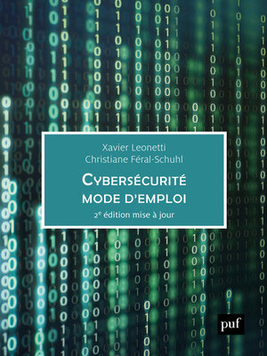 cover image of Cybersécurité, mode d'emploi
